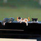 😺Mini statuine di gatti dipinte a mano per la scrivania🔥Set di 5 simpatici gatti in stile cartone animato da tenere sempre con te