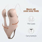 Body modellante senza cuciture con reggiseno integrato e schiena scoperta