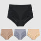 Leonisa High Waisted Invisible Tummy Control Shapewear for Women - Stripe Undetectable Lace Ladies Underwear Panties Flat Leg