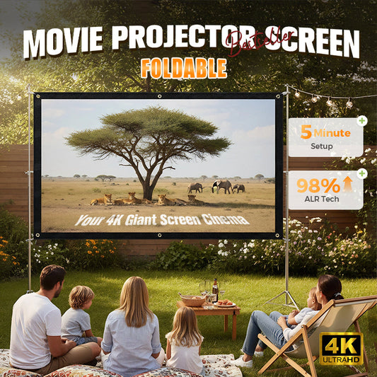 📺 50% DI SCONTO ORA! ✨ Schermo di proiezione ad alta definizione – diagonale da 120 pollici con superficie bianca opaca per un'esperienza home cinema cristallina 🎬🌟