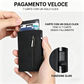 🔥OFFERTA SPECIALE 50% DI SCONTO🟔 Portafoglio da lavoro semplice a due ante con scomparti multipli per carte e ampia capienza