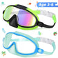 🔥OFFERTA LIMITATA: 50% DI SCONTO!!🏆Il numero 1 nelle vendite🏊‍♀️Occhialini da nuoto per bambini con montatura larga, impermeabili e antiappannamento in HD