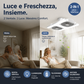 💡⏰ Ultimo Giorno | Ventilatore Soffitto Moderno 2in1 LED -50%