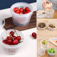 🥬 Drain & Store Prep Box | 2-in-1 Kitchen Organizer