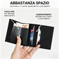 🔥OFFERTA SPECIALE 50% DI SCONTO🟔 Portafoglio da lavoro semplice a due ante con scomparti multipli per carte e ampia capienza