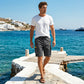 🔥SALDI ESTIVI 2026🔥 Pantaloncini cargo casual da uomo con coulisse in vita