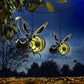 🐝 Enfeite Solar de Jardim em Metal – Decoração Criativa com Luz Quente e Design Encantador para Área Externa