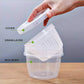 🥬 Drain & Store Prep Box | 2-in-1 Kitchen Organizer