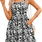 ⏰Hot Sale 70% Off💃Women's Summer Square Neck A-Line Mini Dress with Pockets