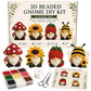 🏆Offerta limitata: 50% di sconto🧵✨Kit fai da te con animaletti in 3D decorati con perline (taglia petite)