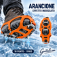 ❄️🥾 Ramponcini Antiscivolo con 18 Punte in Acciaio Inox – per Ghiaccio e Neve, M/L