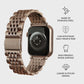 ❄️Zomerfresh 50% Korting!✨Roestvrijstalen Schakelband voor Apple Watch – Elegante Metalen Horlogeband met Veilige Druksluiting