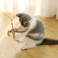 Set interattivo di giocattoli per gatti con simulazione di uccelli