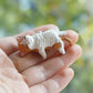 😺Mini statuine di gatti dipinte a mano per la scrivania🔥Set di 5 simpatici gatti in stile cartone animato da tenere sempre con te