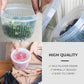 🥬 Drain & Store Prep Box | 2-in-1 Kitchen Organizer