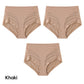 Leonisa High Waisted Invisible Tummy Control Shapewear for Women - Stripe Undetectable Lace Ladies Underwear Panties Flat Leg