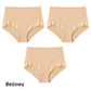 Leonisa High Waisted Invisible Tummy Control Shapewear for Women - Stripe Undetectable Lace Ladies Underwear Panties Flat Leg