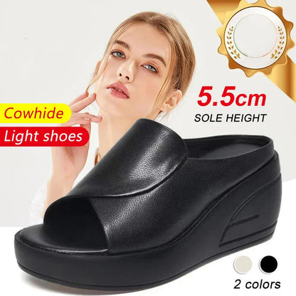 👡 SCONTO DEL 50% ORA! ✨ Sandali con tacco inclinato da 5,5 cm – Comoda elevazione, design elegante e perfetti per l'uso quotidiano 🌸