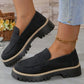 ⏳Offerta di fabbrica ultimo giorno - sconto del 53% 🎁Mocassini da donna comodi con tacco grosso e design slip-on