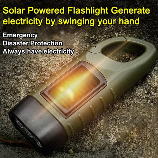 🔥🎁Novità: 50% di sconto💥Torcia solare portatile da esterno 🔦