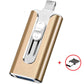 Micro USB da 64 GB + certificato MFi + 8 Pin + USB 3.0 ⚡4 in1 Unità flash iOS/Android/PC⚡