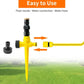 🏡ACQUISTA 1, RICEVI 1 GRATIS✨ Sistema di Irrigazione Automatico Rotante a 360° – Irrigatore da Giardino per Giardino, Prato e Terrazza 🌿💦