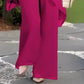 ✨SCONTO DEL 50% – Grazioso set di top irregolari 👗 Elegante set di pantaloni a gamba larga – Comodo e perfetto per la primavera