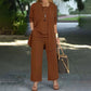 🎁New arrival 50% OFF💥Women's Elegant 3-Piece Suit Set | Luxurious Wide-Leg Trousers & Cardigan Top for Smart Casual & Mature Style
