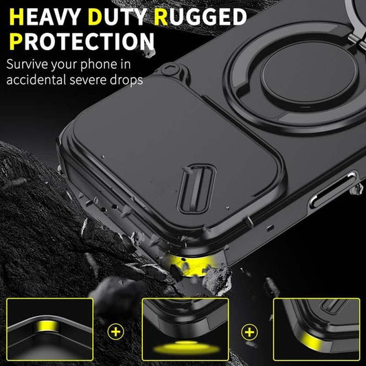 Cover Magnetica con Anello di Supporto Integrato