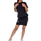 Women's Solid Color Round Neck Short Sleeve Dress