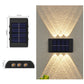 Lampada da parete a energia solare su e giù