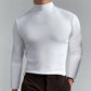 🔥Sconto del 50%🔥T-shirt a maniche lunghe slim fit a collo alto da uomo