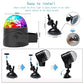 🌈 ACQUISTA 3 OTTIENI 1! ✨ SFERA DISCO MAGICA - 6 Colori & 4 Modalità, Rotazione Automatica per Feste, Alimentazione USB con Telecomando 🎉🪩