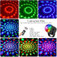 🌈 ACQUISTA 3 OTTIENI 1! ✨ SFERA DISCO MAGICA - 6 Colori & 4 Modalità, Rotazione Automatica per Feste, Alimentazione USB con Telecomando 🎉🪩