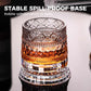 Bicchiere da whisky girevole a 360°