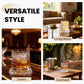 Bicchiere da whisky girevole a 360°
