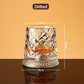 Bicchiere da whisky girevole a 360°