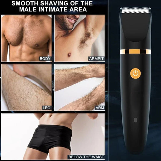 💥 Tagliacapelli elettrico 3 in 1 per uomo, tagliacapelli intimo senza fili per uomo, rasoio elettrico impermeabile