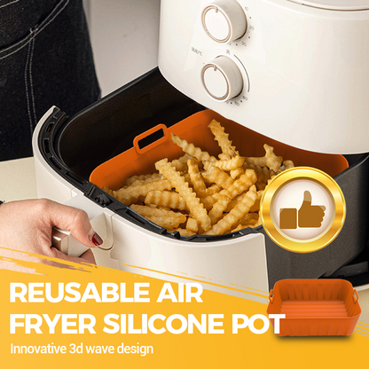 🔥Sconto del 50%🔥Vassoio in silicone riutilizzabile per friggitrice ad aria