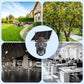 ☀️🔋📹Telecamera Solare 4G con 3 Telecamere Integrate Visione Totale Senza