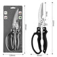 Forbici da cucina professionali multifunzione per pollame – ultra affilate, 6 in 1, qualità industriale