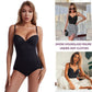 👙🌸✨Body modellante con reggiseno | snellente arricciato - vita regolabile