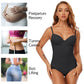 👙🌸✨Body modellante con reggiseno | snellente arricciato - vita regolabile