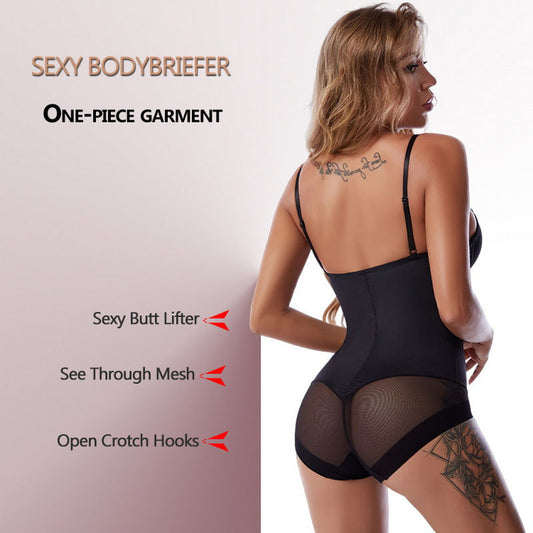 👙🌸✨Body modellante con reggiseno | snellente arricciato - vita regolabile