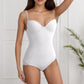 👙🌸✨Body modellante con reggiseno | snellente arricciato - vita regolabile