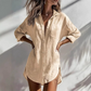 ✨ Camicia da donna a mezzo manica dal taglio ampio con bottoni – Casual, comoda e naturalmente elegante 👚💖