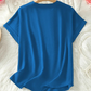 👚SCONTO DEL 50%! 🔥Top alla moda a maniche corte, ampio, con scollo a V profondo, orlo asimmetrico e tessuto leggero (5 colori, taglie dalla S alla 2XL) 🌸