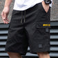 🔥SALDI ESTIVI 2026🔥 Pantaloncini cargo casual da uomo con coulisse in vita