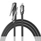 Cavo di ricarica rapida 2 in 1 con supporto per cellulare