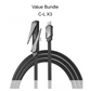 Cavo di ricarica rapida 2 in 1 con supporto per cellulare
